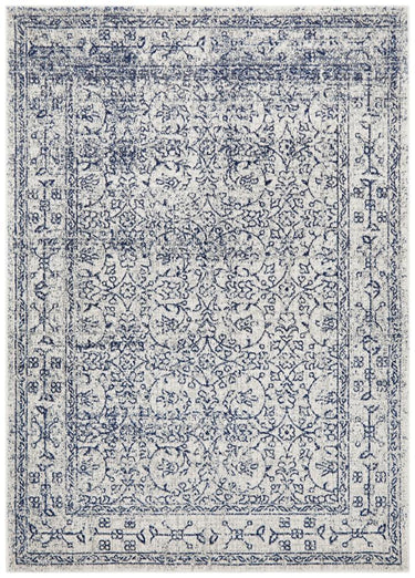 Ella Transitional Blue & White Rug